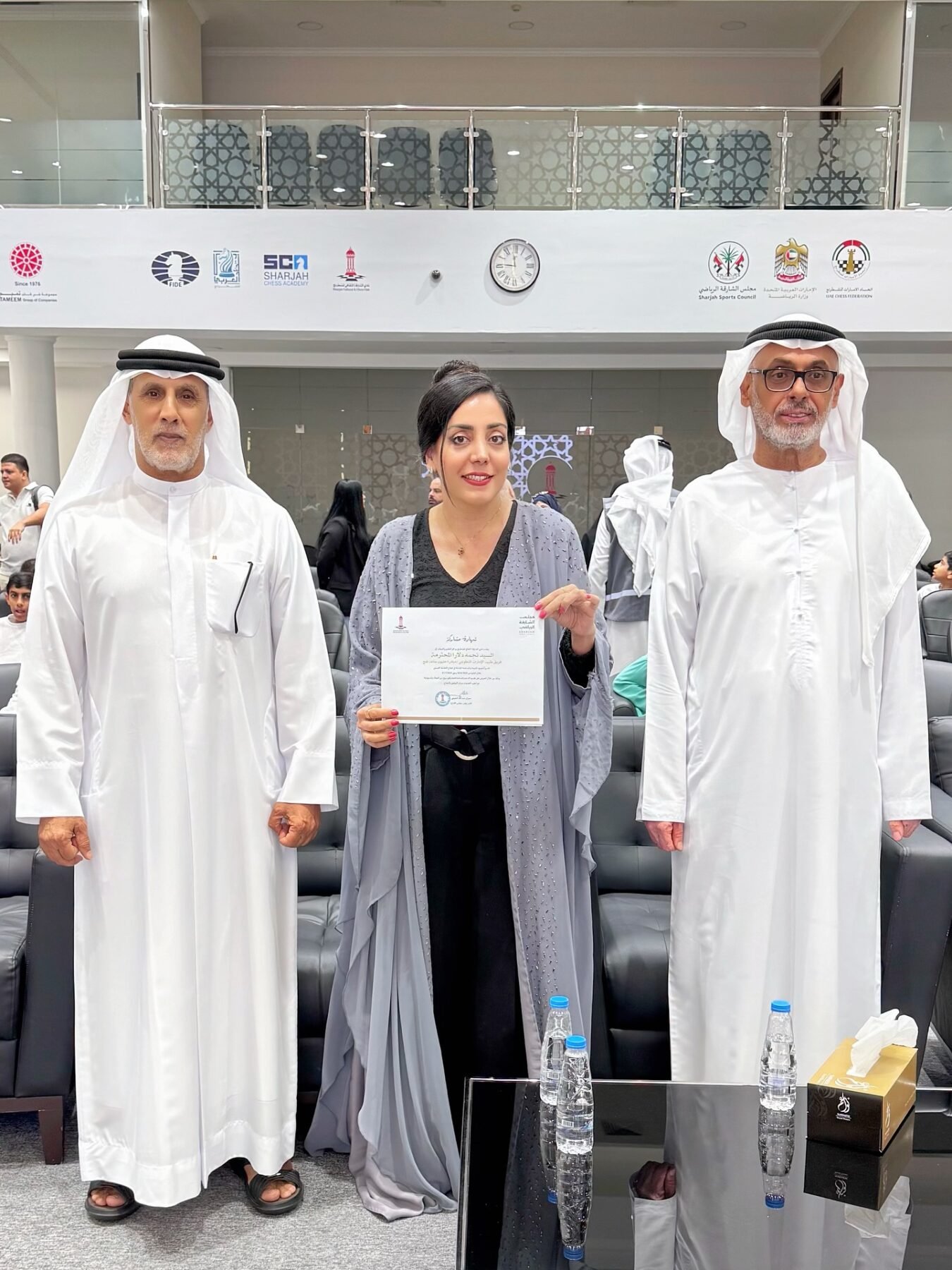 Appreciation Certificate – Volunteer Art Workshops in Sharjah najmeh delara