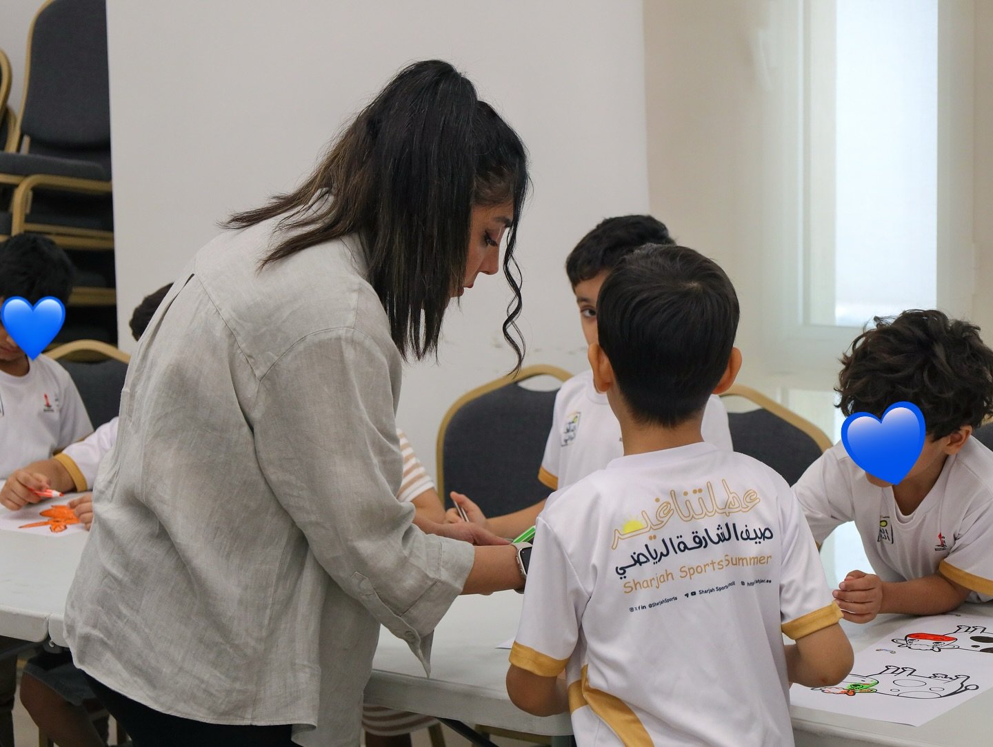 ورشة فنون للأطفال – مدرسة الشارقة للشطرنج والرياضات الصيفية نجمة دلارا