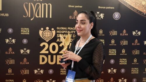 جایزه بال طلایی تأثیرگذار صلح ۲۰۲۵ 6 نجمه دل آرا - جایزه تأثیرگذار بال طلایی صلح از موسسه جهانی صلح