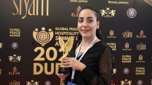 جایزه بال طلایی تأثیرگذار صلح ۲۰۲۵ 1 نجمه دل آرا - جایزه تأثیرگذار بال طلایی صلح از موسسه جهانی صلح